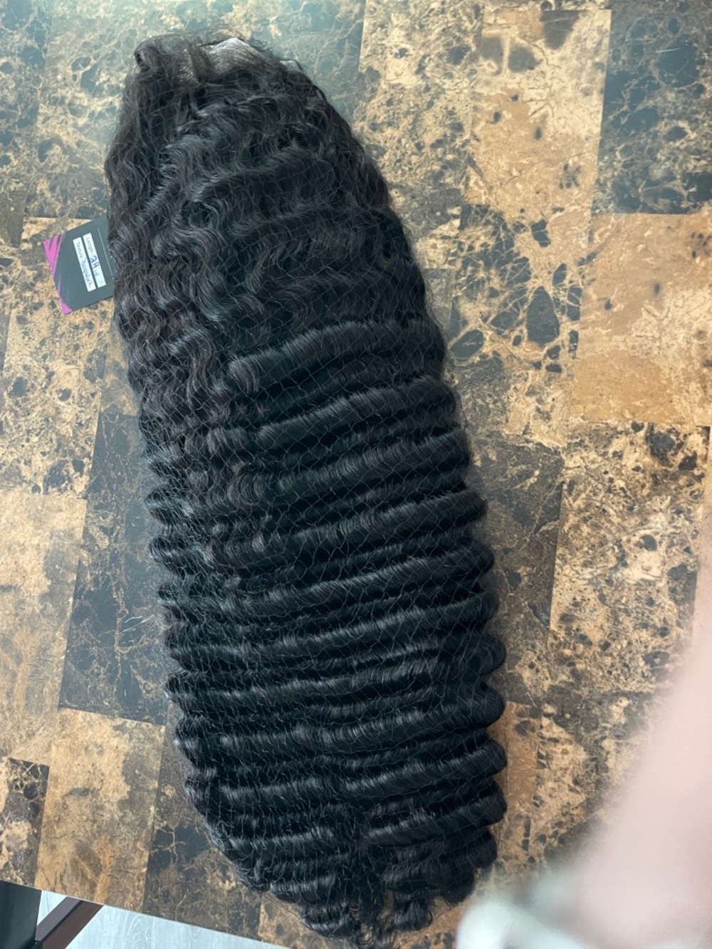 Black Deep Wave frontal wig